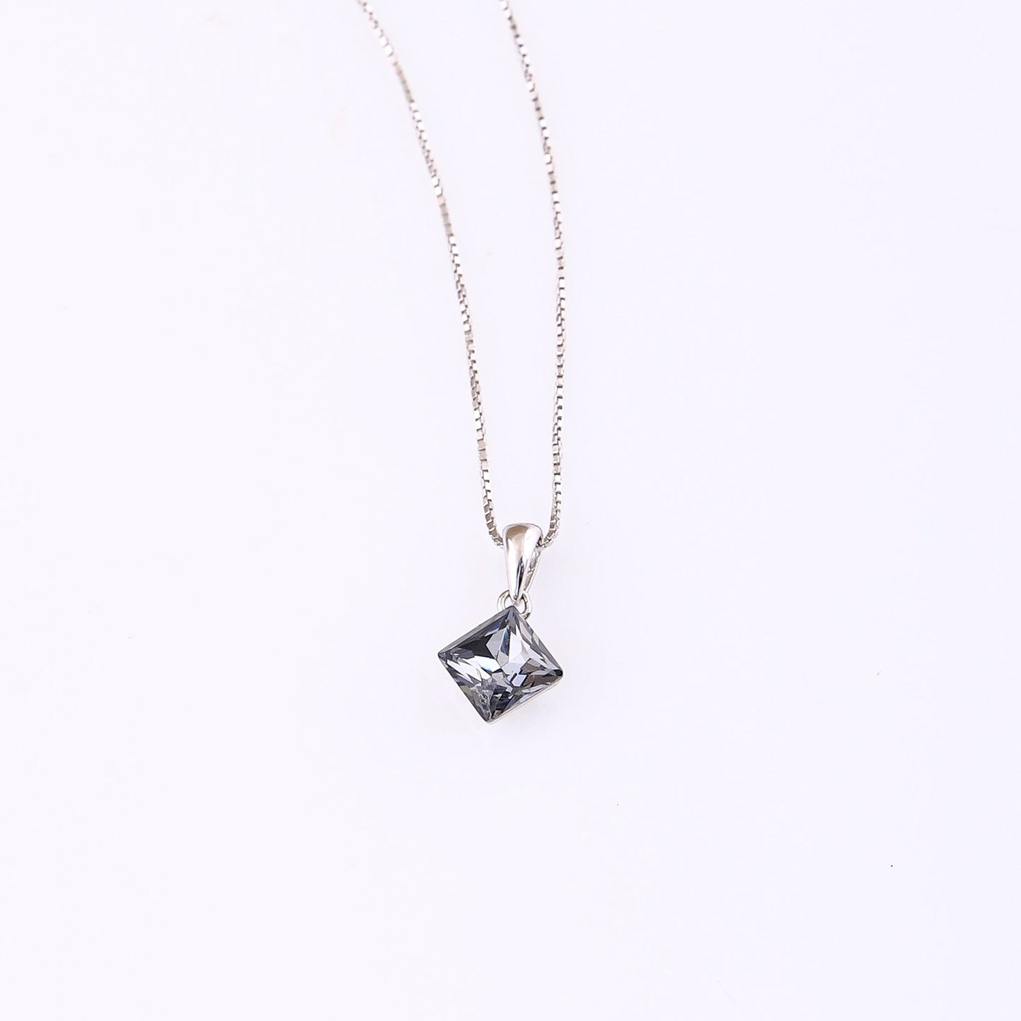 Midnight Cube Necklace