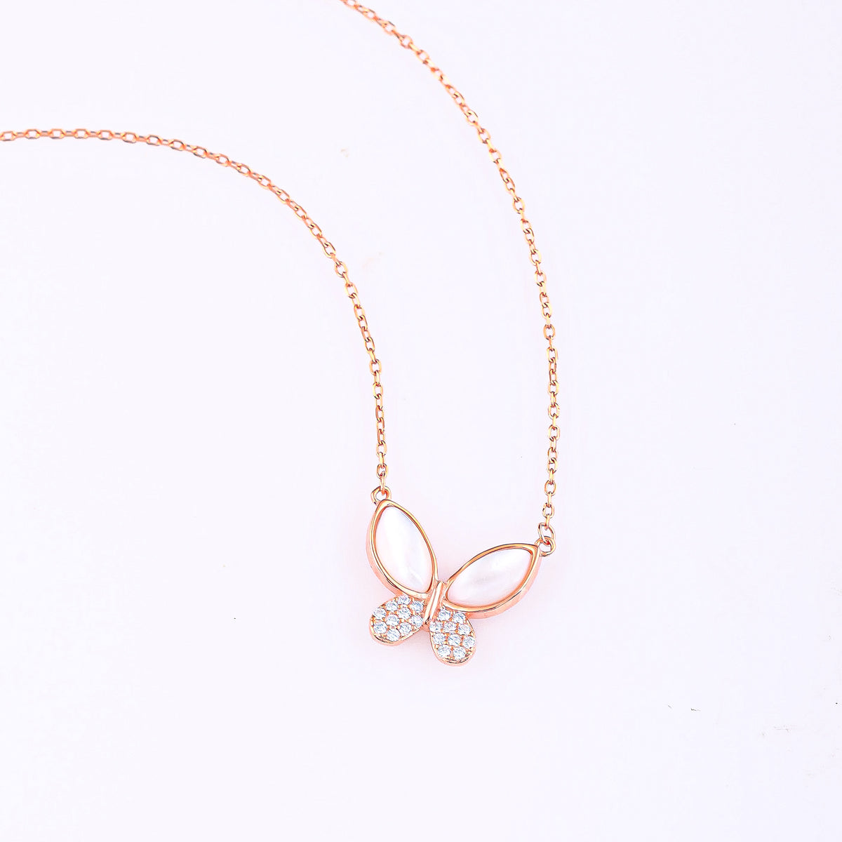 Pearlwing Butterfly Necklace