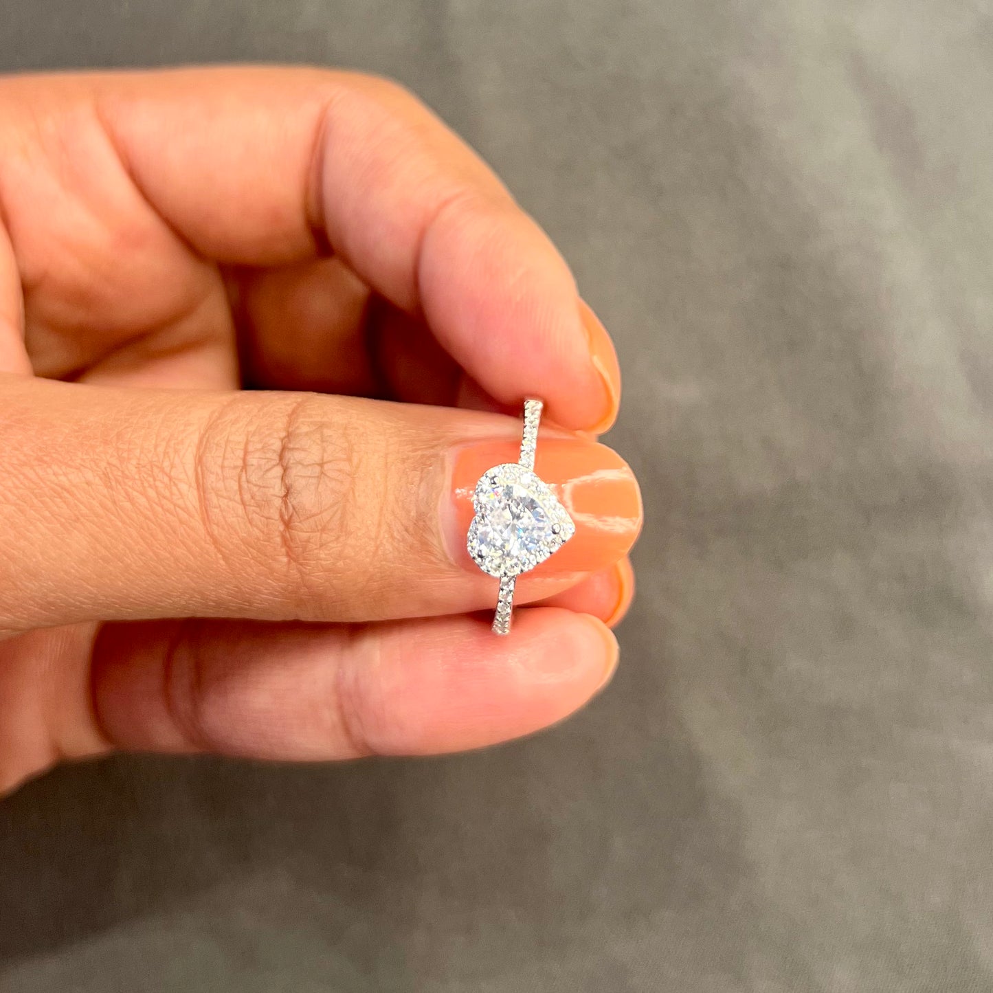 Sparkling Heart Jewelry Set