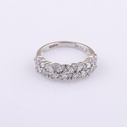 Radiant Cluster Band Ring