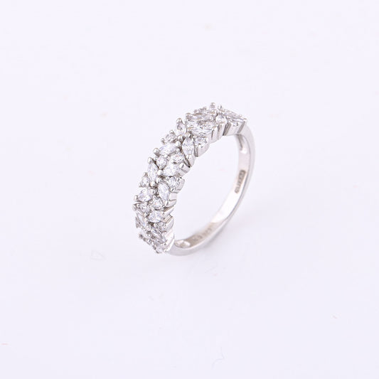 Radiant Cluster Band Ring