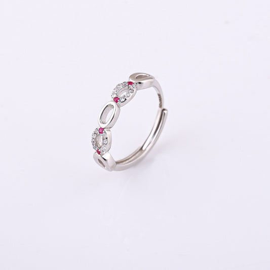 Blush Infinity Ring