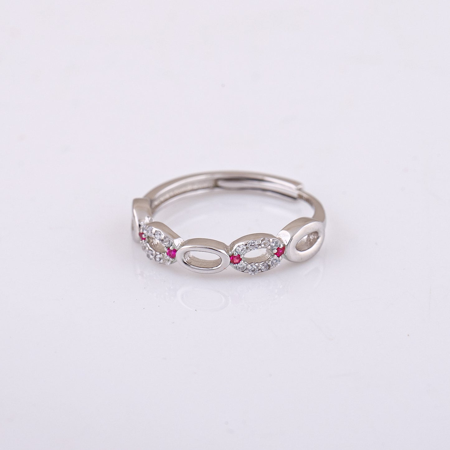 Blush Infinity Ring