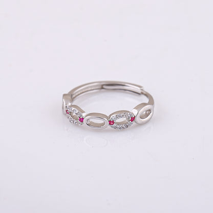 Blush Infinity Ring