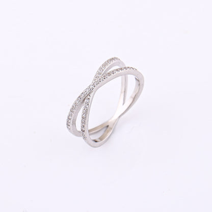 Crossed Harmony Ring