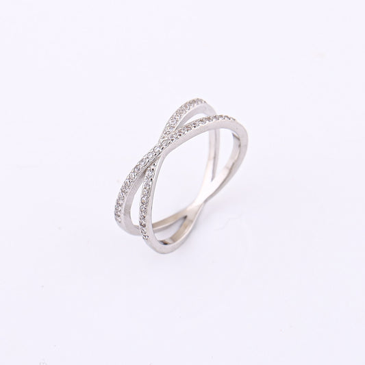 Crossed Harmony Ring