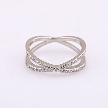 Crossed Harmony Ring