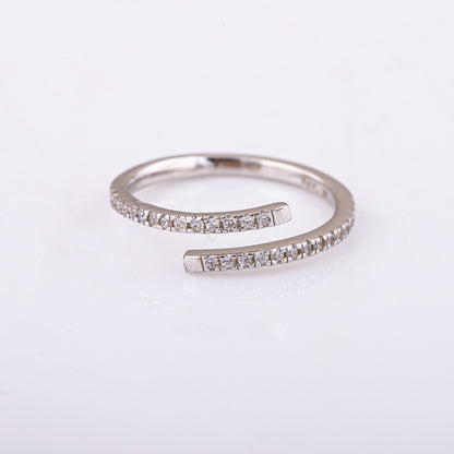 Starlit Arc Diamond Ring