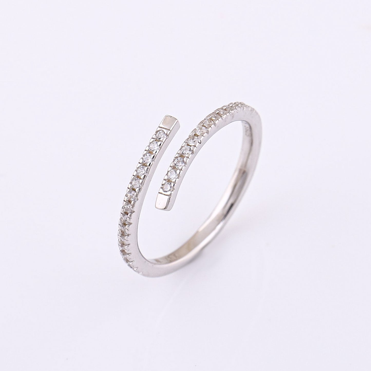 Starlit Arc Diamond Ring