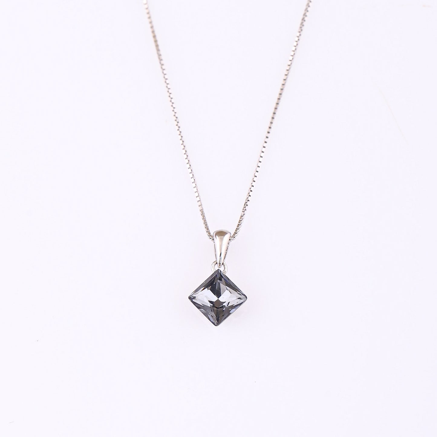 Midnight Cube Necklace