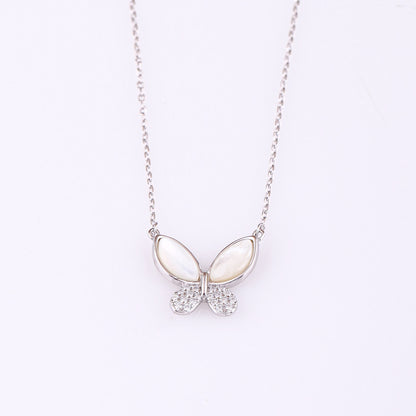 Silver Monarch Necklace