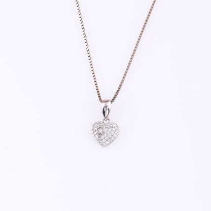 Glistening Heart Necklace