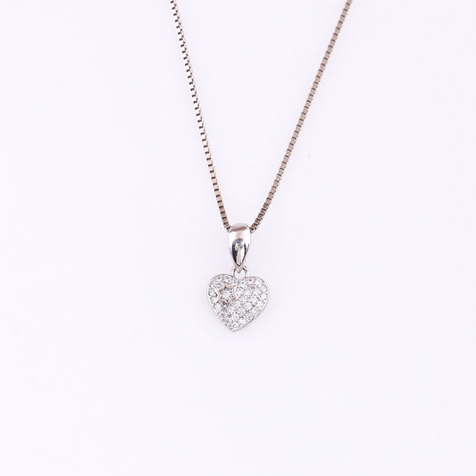 Glistening Heart Necklace