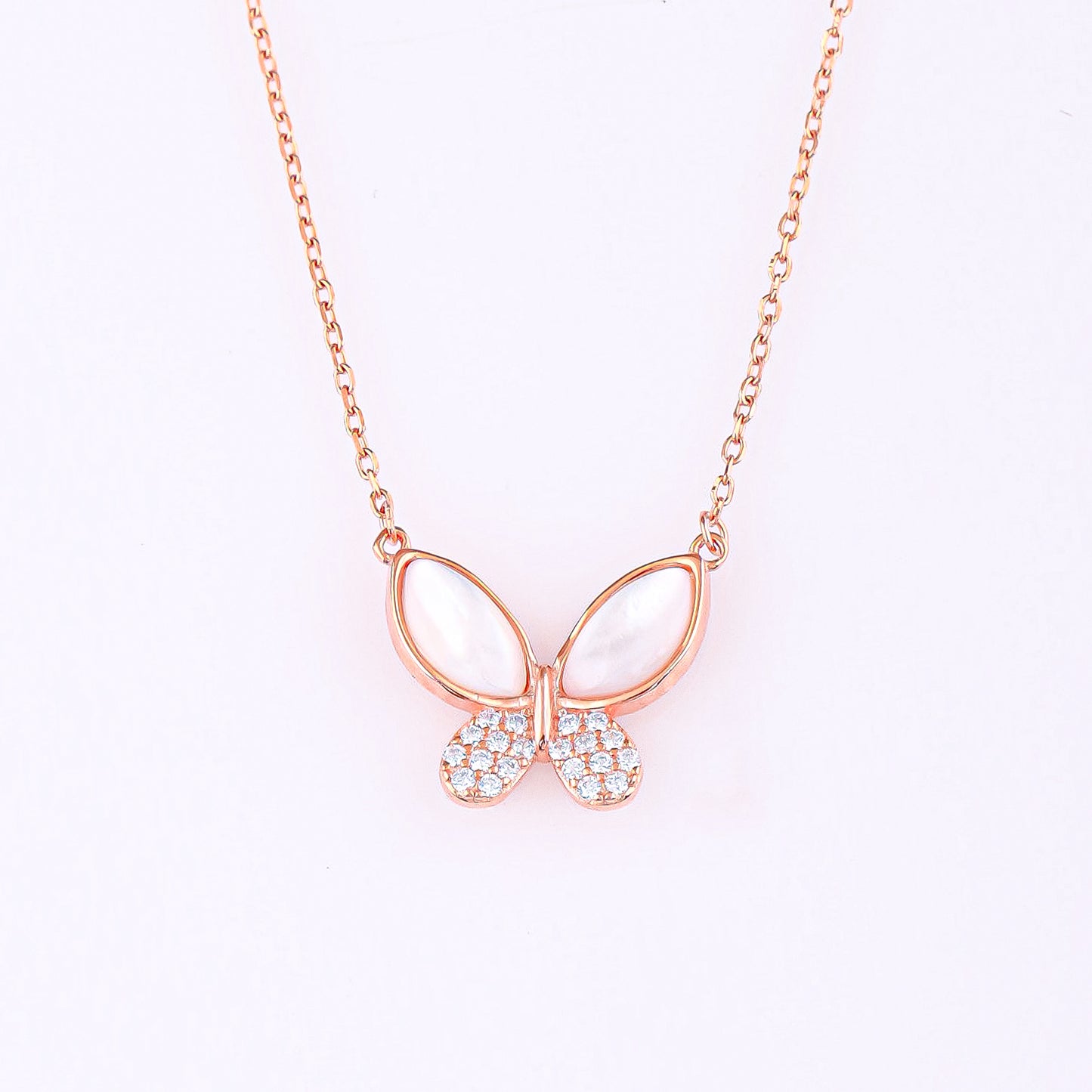 Pearlwing Butterfly Necklace