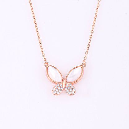 Pearlwing Butterfly Necklace