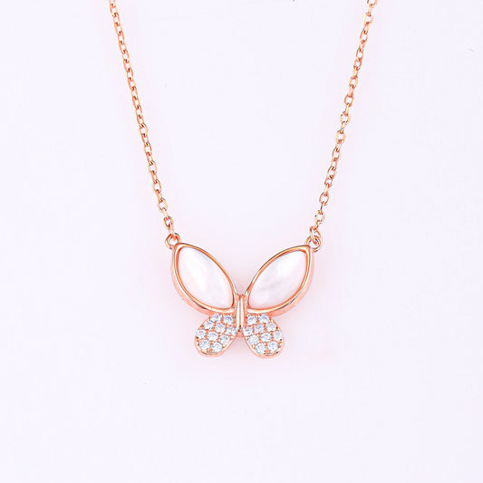 Pearlwing Butterfly Necklace