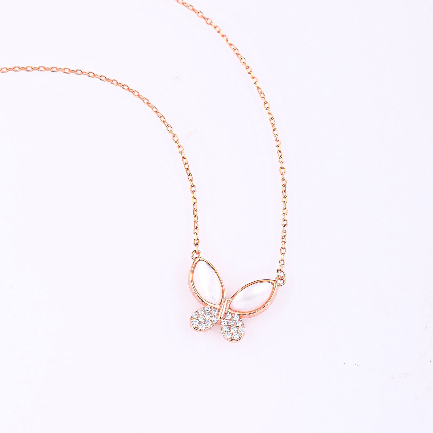 Pearlwing Butterfly Necklace