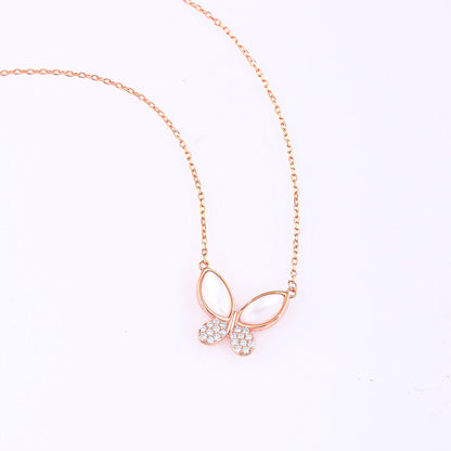 Pearlwing Butterfly Necklace