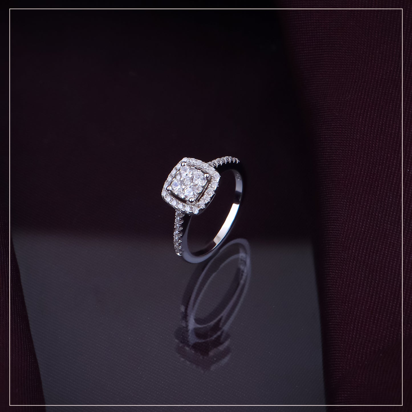 Square Brilliance Ring